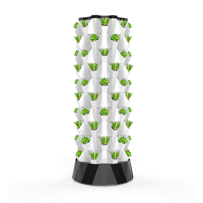 Hydroponic Tower - ปลูกสวน Tower แนวตั้ง Hydroponic ระบบสำหรับครอบครัวฟาร์มสับปะรด Aeroponic