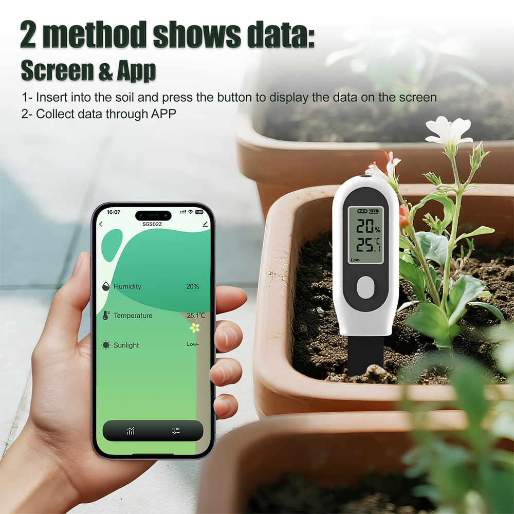 Smart Pot - เครื่องวัดดิน 3 in 1 แบบ Zigbee