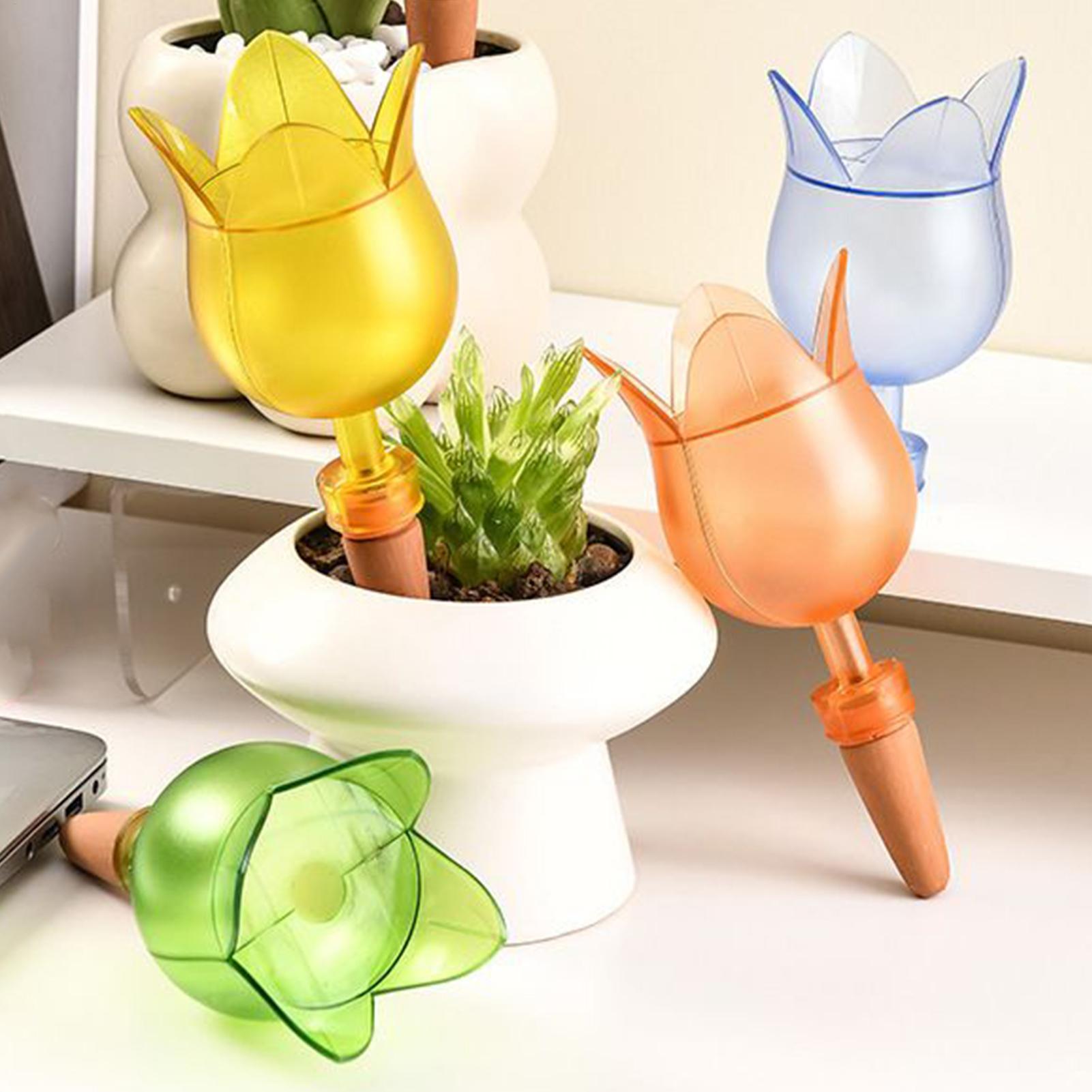 Self Watering Planter - อุปกรณ์รดน้ำต้นไม้แบบอัตโนมัติ แท่งรดน้ำต้นไม้แบบหยดน้ำอัตโนมัติ ระบบชลประทานแบบหยดน้ำอัตโนมัติ อุปกรณ์รดน้ำ เครื่องมือทำสวน