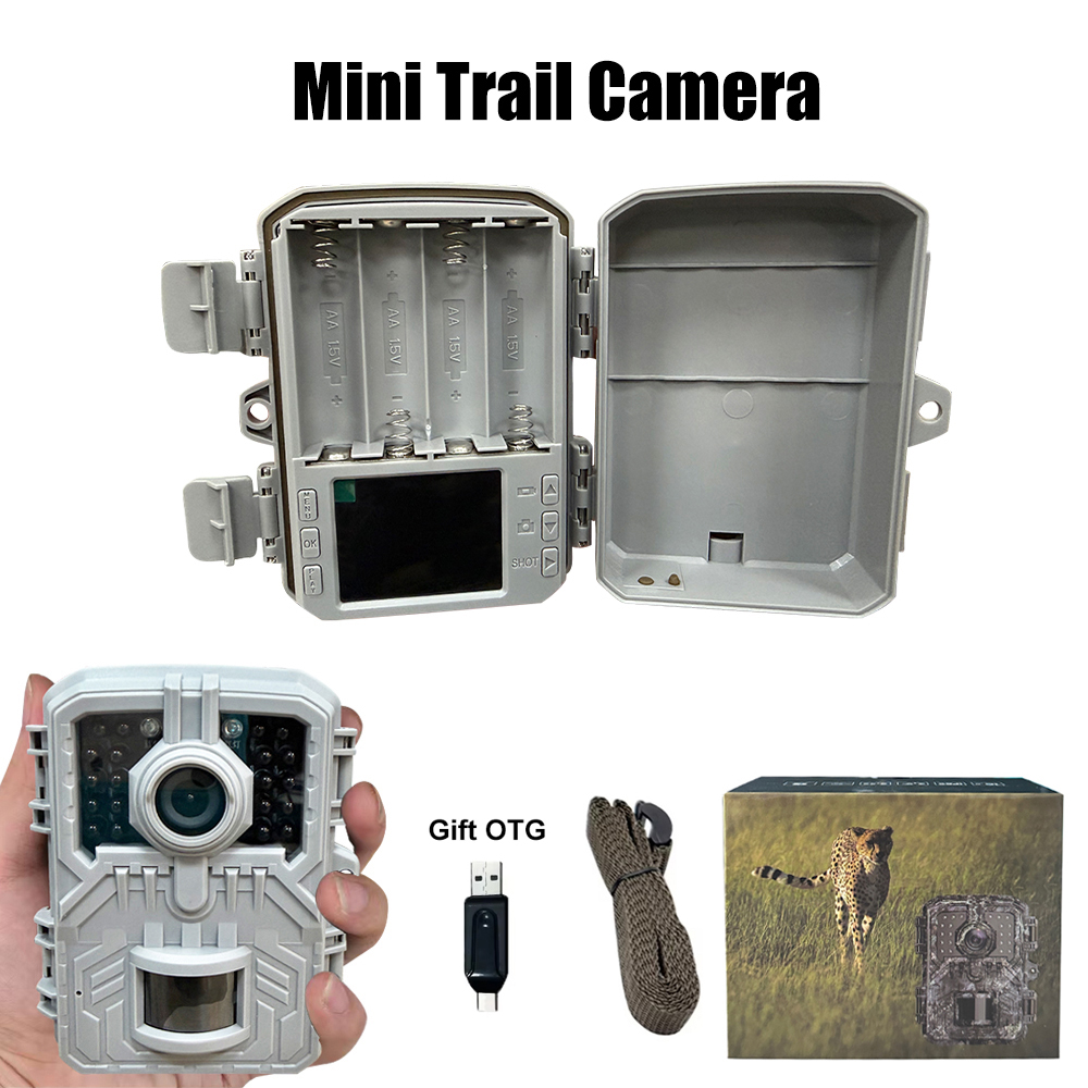 Garden Camera - กล้องดักถ่ายสัตว์ป่า 16MP 1080P มองเห็นในที่มืดด้วยอินฟราเรด กันน้ำ พร้อมระบบตรวจจับการเคลื่อนไหว