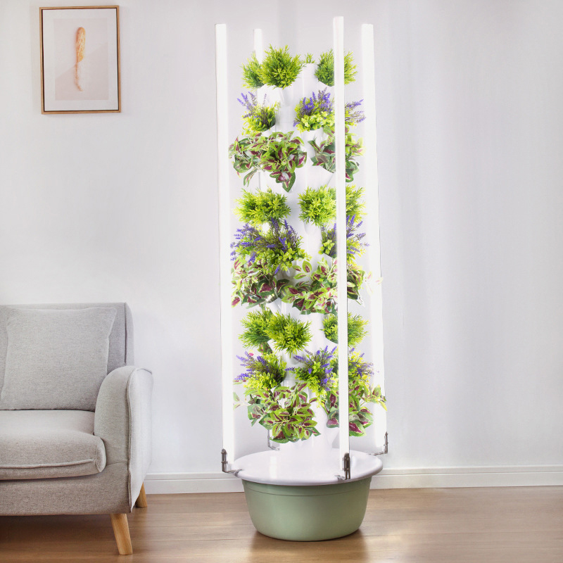 Hydroponic Tower - พร้อม LED Grow Light Space Tree