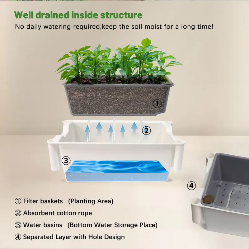 กล่องปลูกต้นไม้แบบเคลื่อนย้ายไ - Smart Garden System บทวิจารณ์และราคา