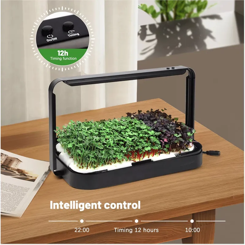 ระบบปลูกผักไมโครกรีนแบบไฮโดรโพ - Self Watering Planter บทวิจารณ์และราคา