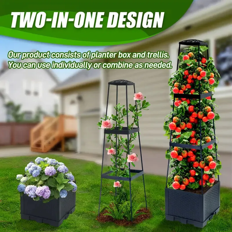 ชุดโครงสร้างสำหรับปลูกมะเขือเท - Hydroponic Tower บทวิจารณ์และราคา