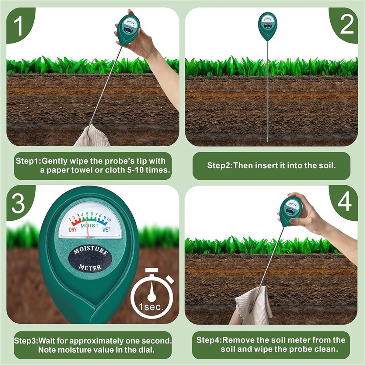 เครื่องวัดความชื้นในดินแบบหัวว - Plant Sensor บทวิจารณ์และราคา