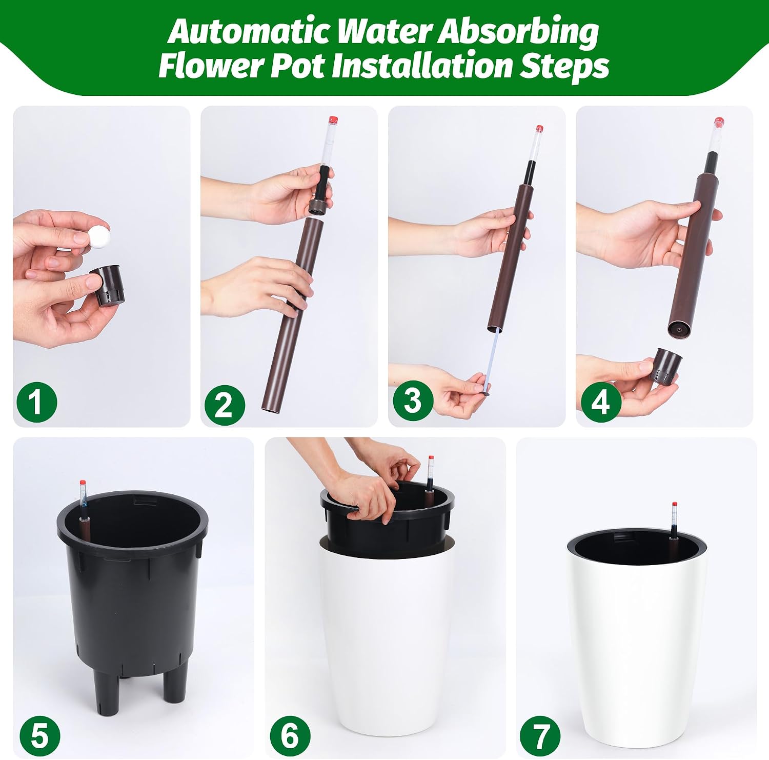 Tacleekii กระถางต้นไม้สูง 16 น - Indoor Garden Kit บทวิจารณ์และราคา