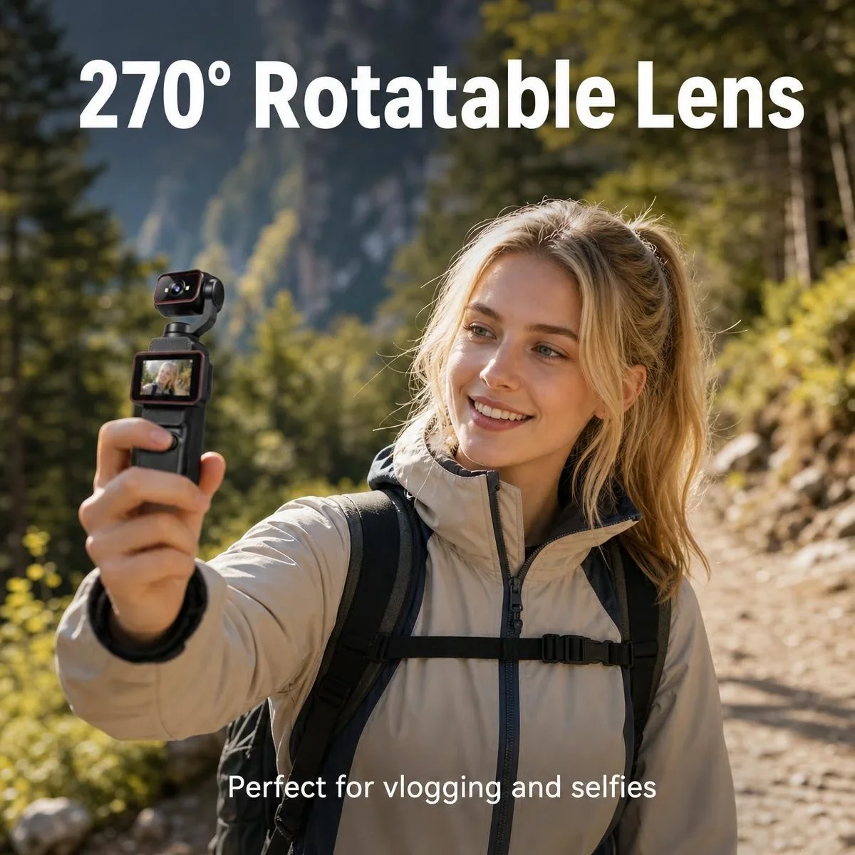 กล้องวิดีโอพกพาแบบใหม่ 270 °   - Garden Camera บทวิจารณ์และราคา