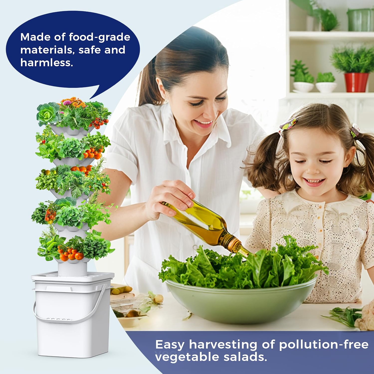 ชุดอุปกรณ์ปลูกพืชแบบไฮโดรโปนิก - Hydroponic Tower บทวิจารณ์และราคา