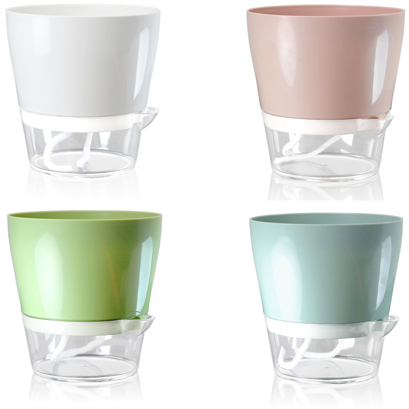 ดอกไม้ขี้เกียจพร้อมรูระบายน้ํา - Self Watering Planter บทวิจารณ์และราคา