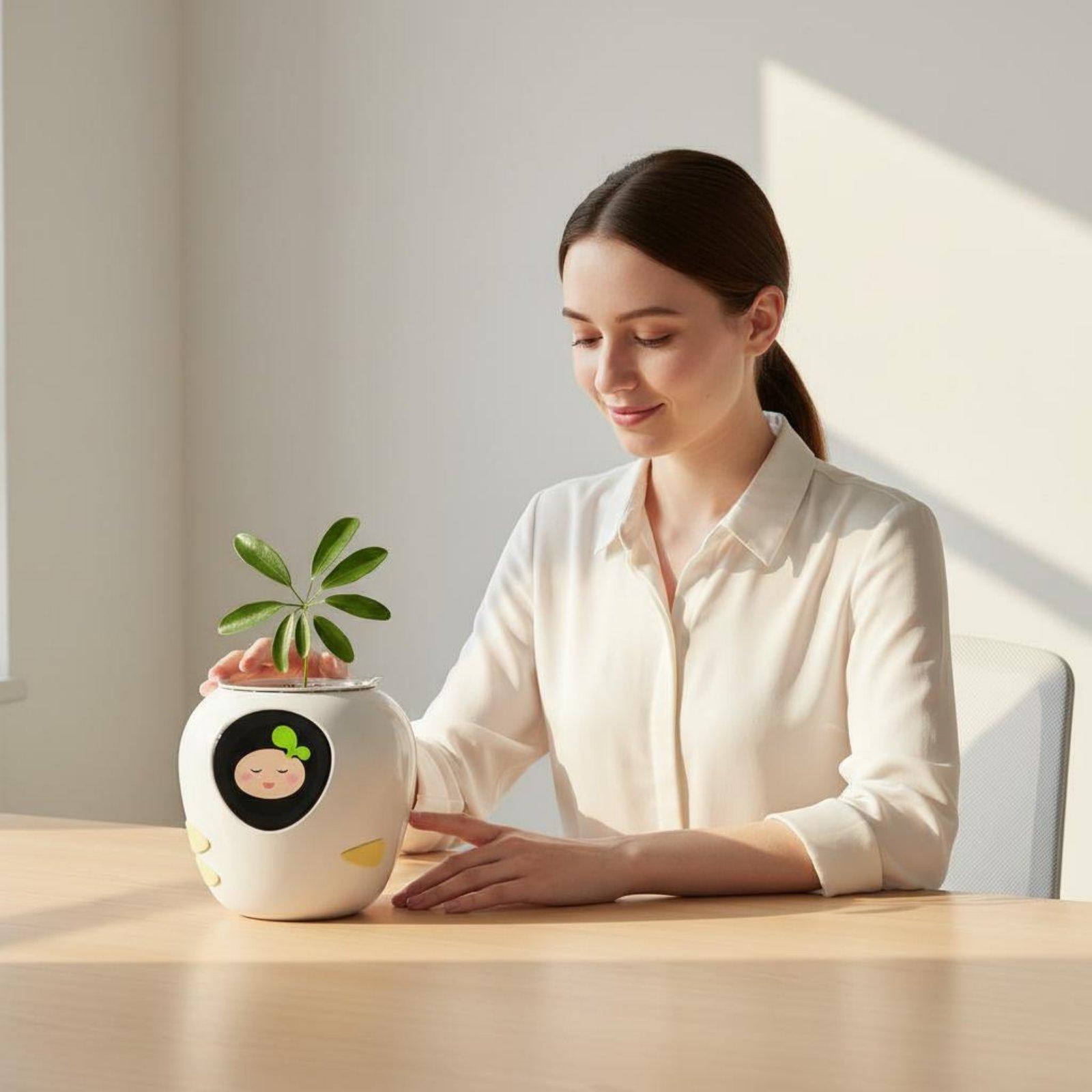 กระถางดอกไม้พูดได้เพื่อเป็นเพื - Automatic Watering บทวิจารณ์และราคา