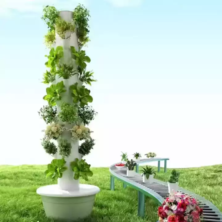 1 ชิ้น 5 7 9 ชั้น 20 28 36 ช่อ - Hydroponic Tower บทวิจารณ์และราคา