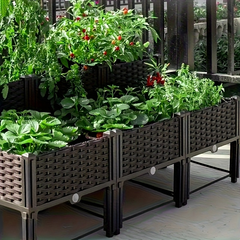 กระถางปลูกต้นไม้ยกพื้นพร้อมระบ - Self Watering Planter บทวิจารณ์และราคา