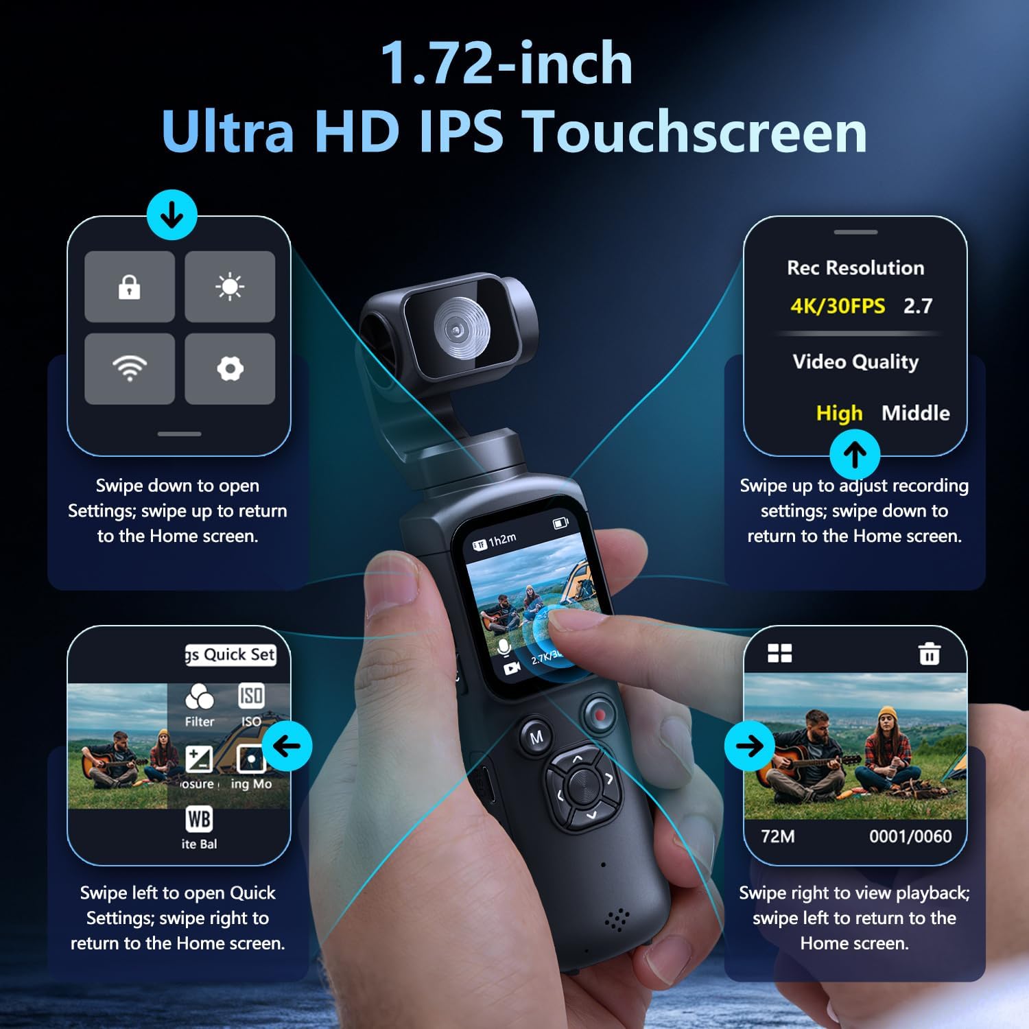 กล้องวิดีโอบล็อกแบบพกพาพร้อมกิ - Garden Camera บทวิจารณ์และราคา