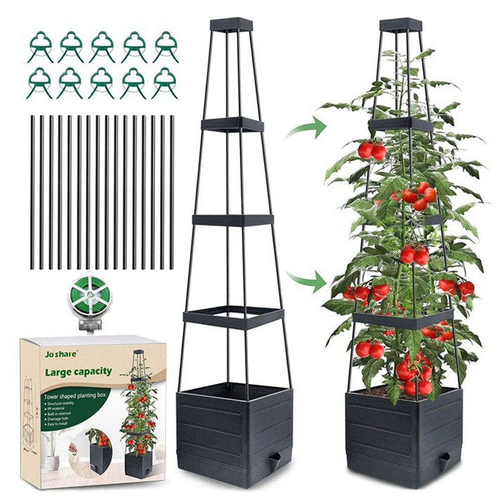 กระบะปลูกผักยกพื้นพร้อมโครงตาข - Self Watering Planter บทวิจารณ์และราคา
